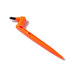 Orange Craft Cutting Tools, 360 Degree Rotating 420 Stainless Steel Cutting Knives, with Plastic Handle, for Craft, Scrapbooking, Stencil, Orange, 16.5x3.8x1.45cm