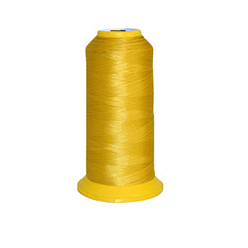 Goldenrod 150D/2 Machine Embroidery Thread, Nylon Sewing Thread, Elastic Thread, Goldenrod, 12x6.4cm, about 2200m/roll