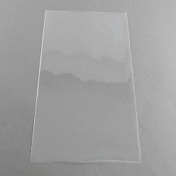 Прозрачный OPP мешки целлофана, прямоугольные, прозрачные, 25x14 см, одностороннее толщина: 0.035 мм