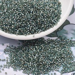 (DB2379)Teint à L'Intérieur Vert Foncé Perles miyuki delica, cylindre, perles de rocaille japonais, 11/0, (db 2379) à l'intérieur d'eucalyptus teint, 1.3x1.6mm, trou: 0.8 mm, environ 10000 PCs / sachet , 50 g / sac