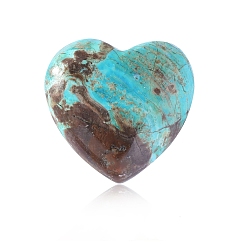 Jaspe Océan Pierres de guérison naturelles en jaspe océanique, coeur amour pierres, pierres de poche pour l'équilibrage du reiki, cœur, 15x15x10mm