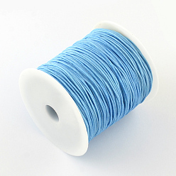 Light Sky Blue Nylon Thread, Light Sky Blue, 1mm, about 153.1 yards(140m)/roll