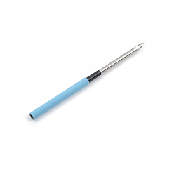 Светло-Голубой Игольчатая ручка из сплава, инструмент для перфорации игл, Небесно-голубой, 100 мм
