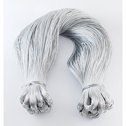 Silver Metallic Thread, Embroidery Thread, Silver Color, Size: about 0.8mm thick