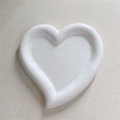 Corazón Placa de resina de joyería, bandeja de almacenamiento para anillos, , pendiente, corazón, 95x105 mm