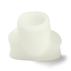 White DIY Woolen Cactus Candle Mold Silicone, For UV Resin, Epoxy Resin Jewelry Making, White, 7.4x4.3x5.6cm, Inner Diameter: 3.2x3.5cm