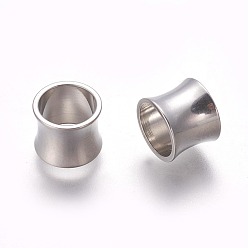 Stainless Steel Color 304 Stainless Steel Beads, Stainless Steel Color, 10x8mm, Hole: 8mm