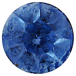 Saphir Clair  Perles de strass d'argile polymère , perles de boule pave disco , Grade a, ronde, pp 9, saphir clair, 6mm, Trou: 1.2mm