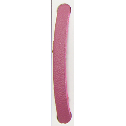 Ярко-Розовый Корейские искусственная замша шнур, искусственная замшевая кружева, с ПУ кожаный, ярко-розовый, 3x1.5 мм, около 100 ярдов / рулон (300 футов / рулон)