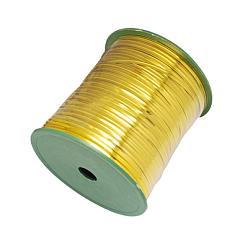 Gold Wire Twist Ties, with Iron, Gold, 4mm, 280yards/roll