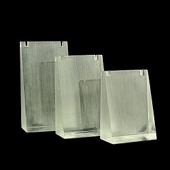 Blanc Collier écrans en verre organique fixe, blanc, 59x29~30x85~115mm