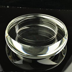 Clear Crystal Glass Display Trays, Clear, 35mm