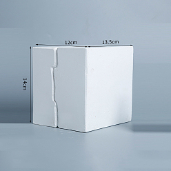 (404) Непрозрачное AB Кислое яблоко Ваза левкас формы, инструменты моделирования, для керамического ремесла, цветочный белый, готовая продукция: 78x100 мм
