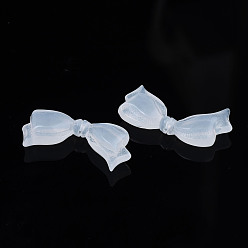 Clear Transparent Acrylic Beads, Bowknot, Clear, 14.5x30x6mm, Hole: 1mm, about 375pcs/500g