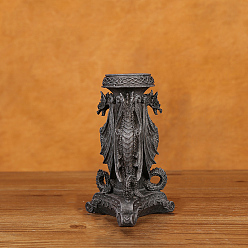 Dragon Halloween Theme Resin Candle Holder, Dragon, Dragon, 9.5x8.5x15cm