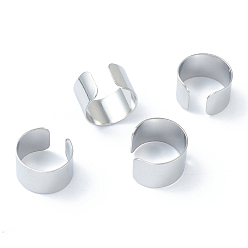 Stainless Steel Color 304 Stainless Steel Cuff Earrings, Stainless Steel Color, 6mm, Inner Diameter: 10mm