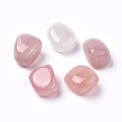 Rose Quartz Natural Rose Quartz Beads, Healing Stones, for Energy Balancing Meditation Therapy, Tumbled Stone, Vase Filler Gems, No Hole/Undrilled, Nuggets, 20~35x13~23x8~22mm