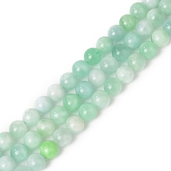 Natural Glass Brins de perles de verre naturel, ronde, 8mm, Trou: 1.2mm, Environ 50 pcs/chapelet, 15.75 pouce (40 cm)