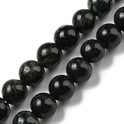 Serpentine Natural Serpentine Beads Strands, Round, 6mm, Hole: 0.7mm, about 59pcs/strand, 14.96''~15.16''(38~38.5cm)