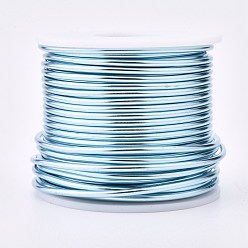 Aqua Round Aluminum Wire, Aqua, 10 Gauge, 2.5mm, about 80.38 Feet(24.5m)/roll