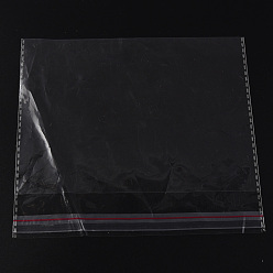 Прозрачный Прямоугольник ОПП целлофановые мешки, прозрачные, 16x16x0.02 см, внутренней меры: 13x16 см
