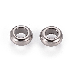 Gunmetal Alloy Spacer, Rondelle, Lead Free and Cadmium Free, Gunmetal, 7x3mm, Hole: 4mm
