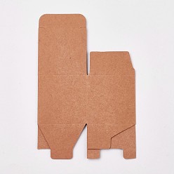 Terre De Sienne Boîte de papier kraft, carrée, Sienna, 5x5x5 cm