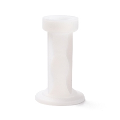 (7BDF) Прозрачный морозный бирюзовый Силиконовые формы для подсвечников своими руками, формы для литья смолы, для изготовления изделий из уф-смолы и эпоксидной смолы, римские колонны, призрачный белый, 140x85 мм