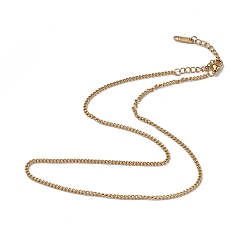 Oro Chapado en iones (ip) 304 collar de cadena de acero inoxidable para hombres y mujeres, dorado, 15.87 pulgada (40.3 cm)