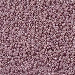 (RR599) Opaque Antique Rose Luster MIYUKI Round Rocailles Beads, Japanese Seed Beads, 15/0, (RR599) Opaque Antique Rose Luster, 15/0, 1.5mm, Hole: 0.7mm, about 27777pcs/50g