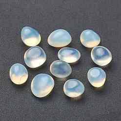 Opalite Perlas de Opalite, piedra caída, para la fabricación de los colgantes alambre envuelto, sin agujero / sin perforar, pepitas, 23~29x18~26x13~19 mm