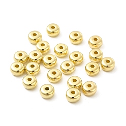 Золотой CCB пластиковые шарики, счеты, золотые, 7x4 мм, отверстие : 1.8 мм