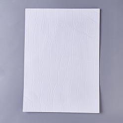 Blanc Un 4 ruban adhésif double face en mousse avec du papier éponge, blanc, 28.9x21x0.1 cm