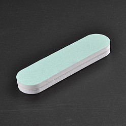 Mixed Color Rectangle Plastic Silver Polishing Stick, Mixed Color, 9x2x0.8cm
