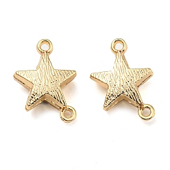 Real 14K Gold Plated Rack Plating Alloy Magnetic Clasps, Cadmium Free & Lead Free, Star, Long-Lasting Plated, Real 14K Gold Plated, 14.5x10x4.5mm, Hole: 1mm