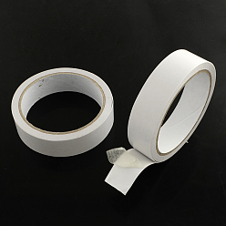 White Office School Supplies Double Sided Adhesive Tapes, White, 20mm, about 10m/roll, 11rolls/group