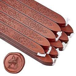 Сиена Сургучные палочки, с фитилями, для сургучной печати, цвет охры, 91x12x11.8 мм