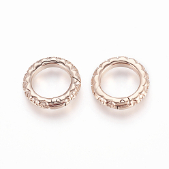 Розовое Золото 304 пружинные кольца из нержавеющей стали, уплотнительные кольца, розовое золото , 23x3.5 мм, внутренний диаметр: 17 мм