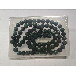 Ruby in Zoisite Olycraft Natural Ruby in Zoisite Beads Strands, Dyed, Round, 10mm, Hole: 1mm, about 40pcs/Strand, 15.7''(39.88cm), 2strands/box