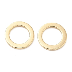 Real 24K Gold Plated Brass Linking Rings, Cadmium Free & Lead Free, Long-Lasting Plated, Round Ring, Real 24K Gold Plated, 10x1mm, Inner Diameter: 6.7mm