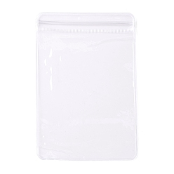 Clair Sacs à fermeture éclair en pvc anti-oxydation, pochette de rangement transparente anti-ternissement pour emballage de bijoux, clair, 12x8x0.15 cm, épaisseur unilatérale : 4.9 mil(0.125mm)