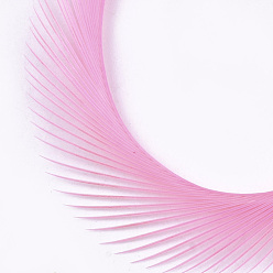 Бледно-Розовый Аксессуары костюма гуся перо, окрашенные, розовый жемчуг, 150~265x3~4 мм, о 100 шт / набор