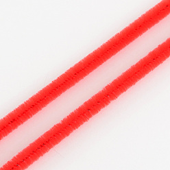 Orange Red 11.8 inch Pipe Cleaners, DIY Chenille Stem Tinsel Garland Craft Wire, Orange Red, 300x5mm