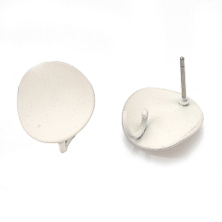 Lin Conclusions peintes par pulvérisation de goujon de fer, avec goupilles et boucle en acier, plat rond, linge, 13mm, trou: 3 mm, broches: 0.7 mm