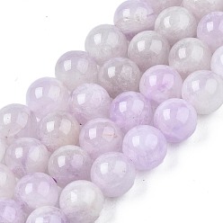 Amethyst Natural Amethyst Beads Strands, Round, 8mm, Hole: 1mm, about 48pcs/strand, 15.35 inch(39cm)