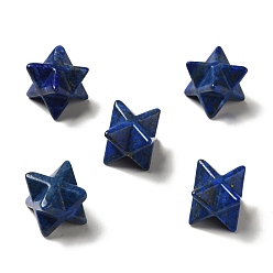 Lapis Lazuli Lapis-lazuli perles naturelles, pas de trous / non percés, teint, étoiles, 12.5~13x12.5~13x12.5~13mm