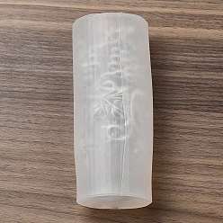 Белый Дым 3d силиконовые формы для свечей с ароматом винограда, формы для изготовления свечей, формы для ароматерапевтических свечей, серый, 15.3x5.8 см, Внутренний диаметр: 3.8 cm