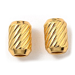 Oro 201 bolas de acero inoxidable, columna, dorado, 6x4.2 mm, agujero: 2 mm