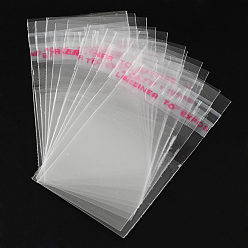 Clear OPP Cellophane Bags, Rectangle, Clear, 5x3cm, Unilateral Thickness: 0.035mm, Inner Measure: 3x3cm
