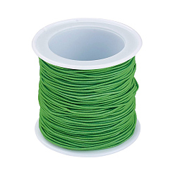 Verde Lima Cuerda elástica, verde lima, 1 mm, aproximadamente 22.96 yardas (21 m) / rollo